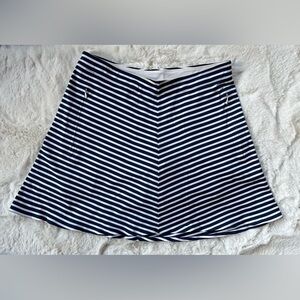 Nike Dri-fit Navy and White Striped  Golf Skirt, Small